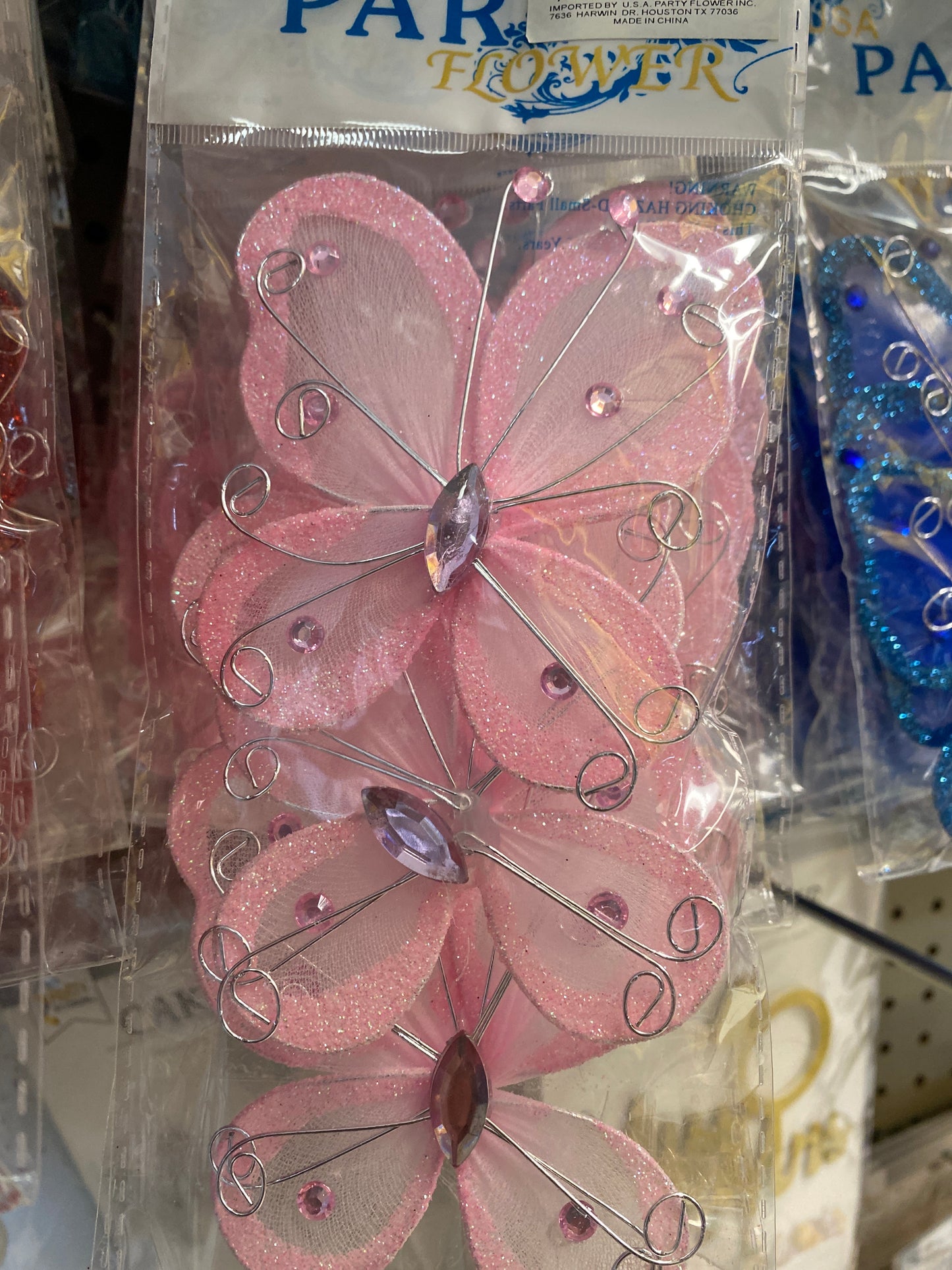 Butterfly Decorations – Set of 3 (Small, Medium, Large)