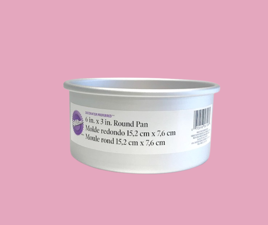 Wilton brand baking pan. Decorator preferred baking is perfect for any recipe, it's 3i height allows you to have high and evenly cooked cakes every time! Superb quality. Different diameter available. Round baking pan