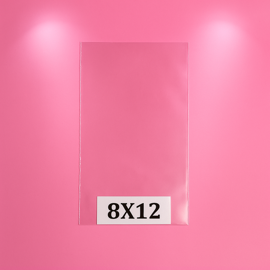 Clear Cellophane Bags 8x12 cm (3.15 x 4.72 in) – Pack of 100 – Perfect for Treats & Favors