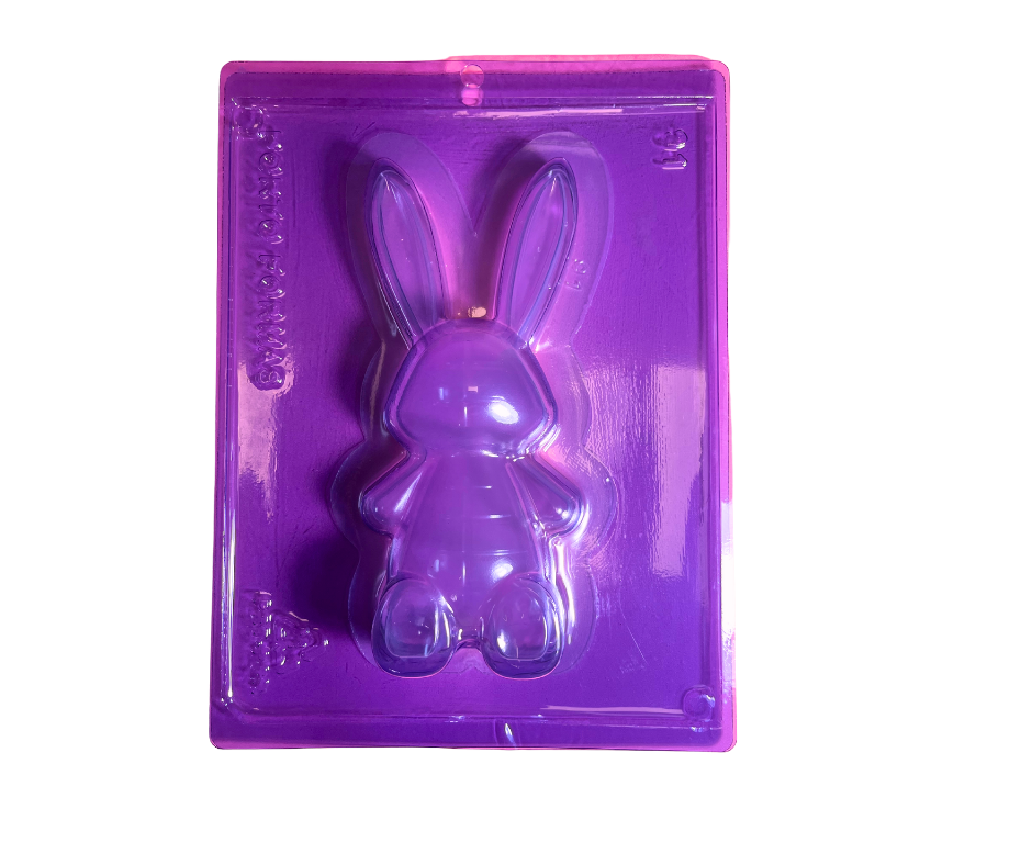 3d Chocolate mold. Bunny shape.Perfect to make your own chocolate treats for Easter.