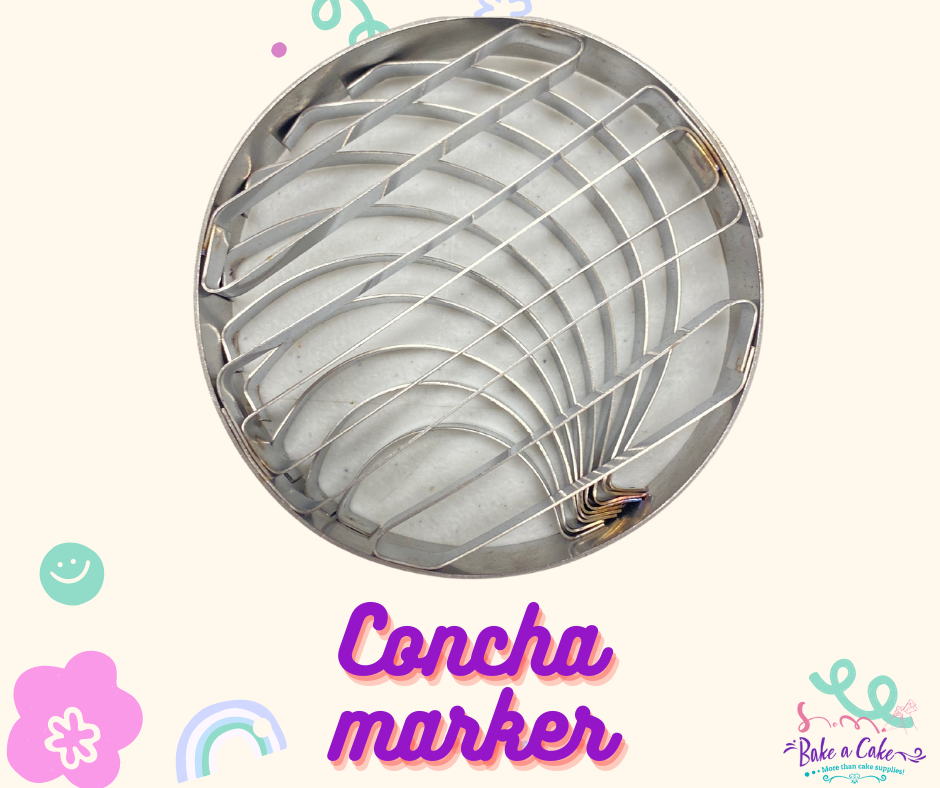 Make Mexican bread and use this Concha marker is perfect for those sweet breads. Aluminum concha marker for your pan dulce. Marcador de concha perfecto para tus recetas de pan mexicano.