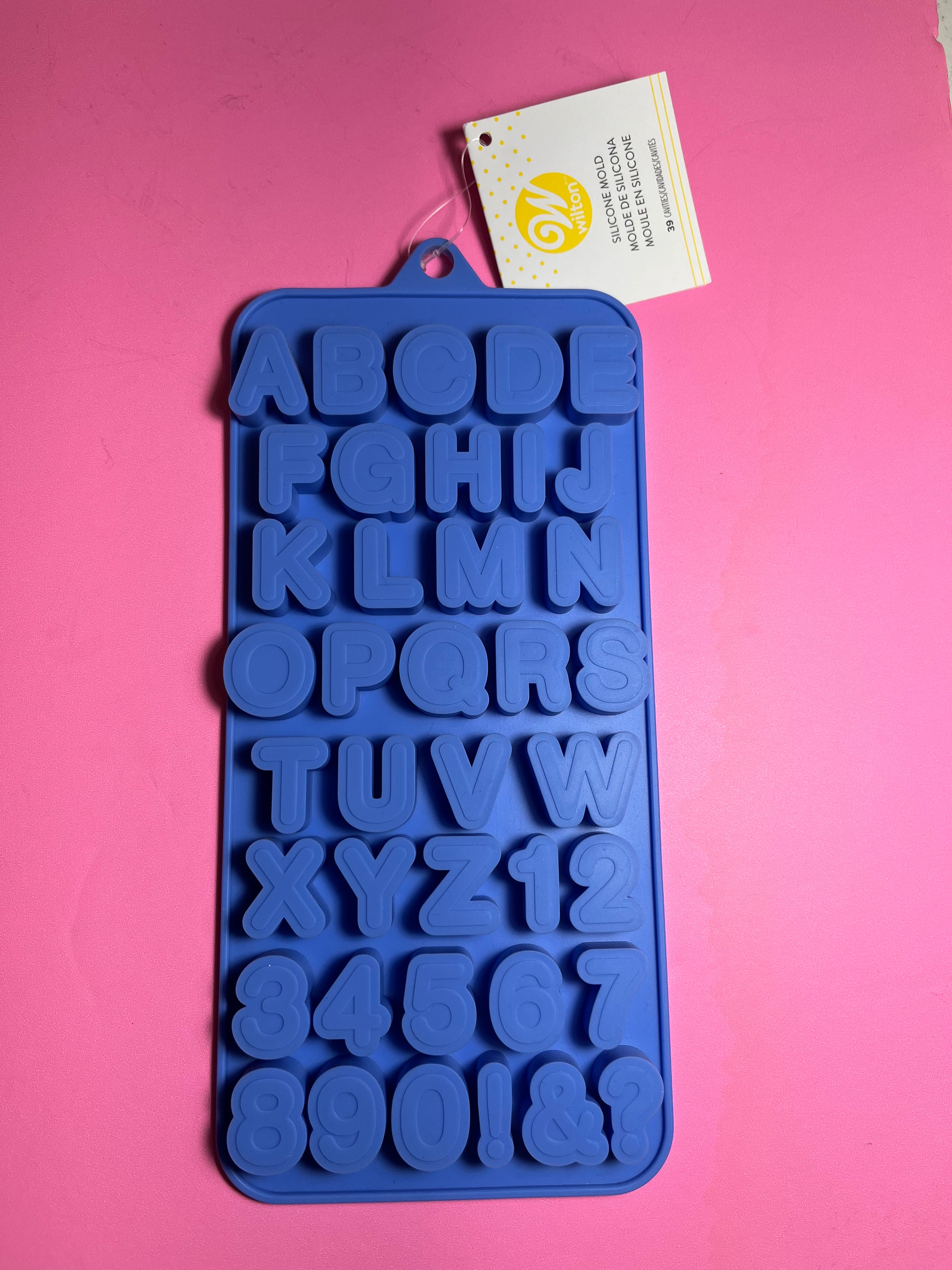 Letter & Numbers Silicone Molds – Busy Bakers Supplies