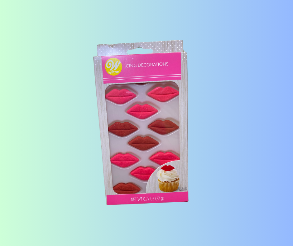 ๐ Wilton Sugar Lips Decorations ๐