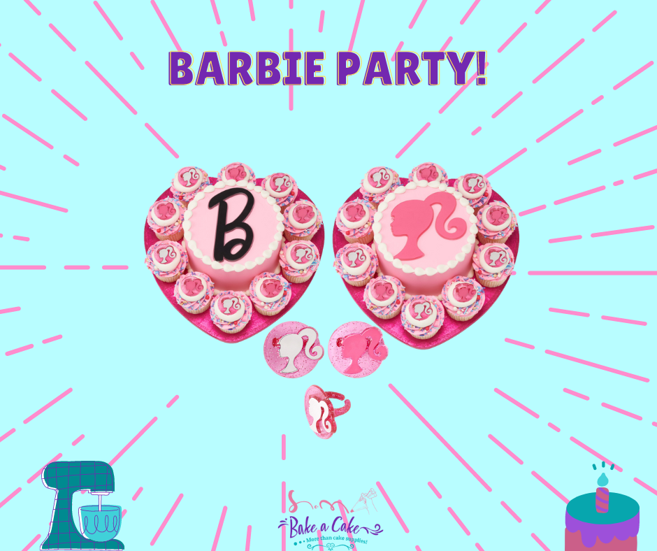 Barbie Cake Topper and rings