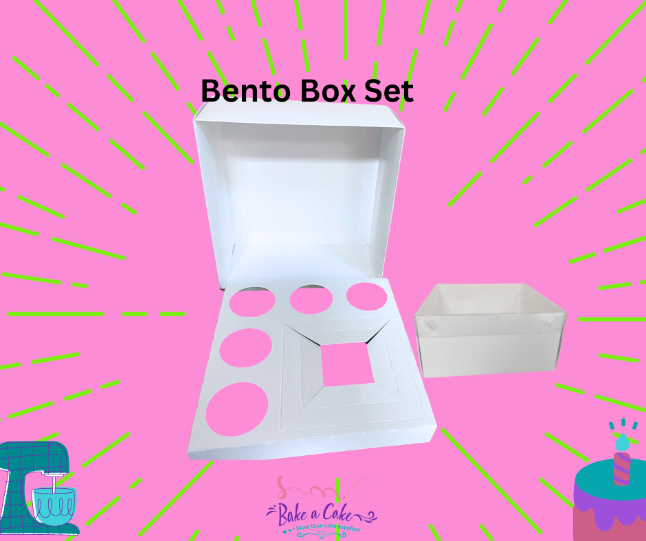 10x10x5 Bento Box Set – Bake A Cake