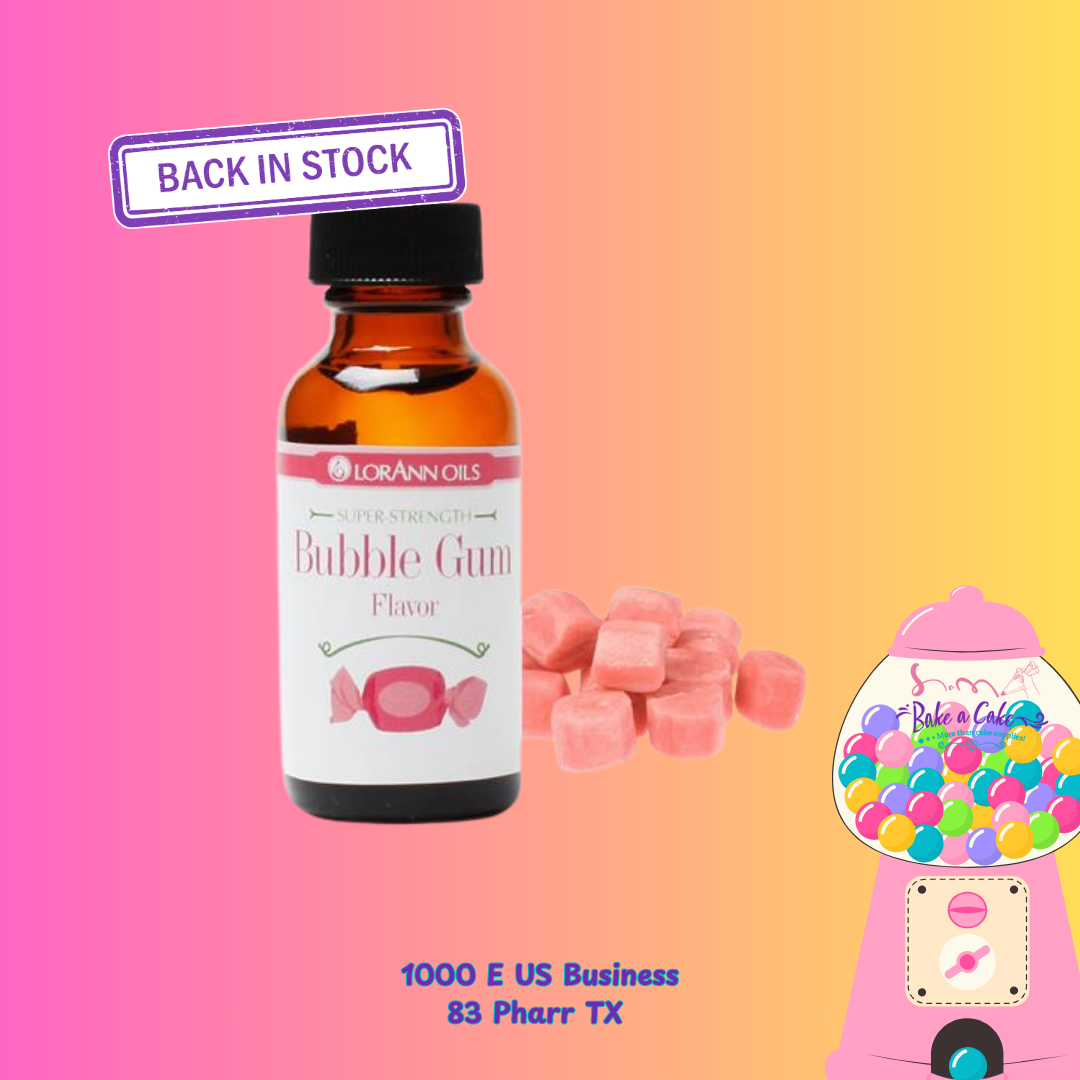 Bubble Gum Super Strength Flavor – 1 oz Baking Flavor