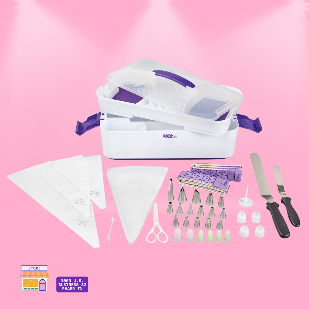 Wilton 48-Piece Cake Decorating Set with Caddy