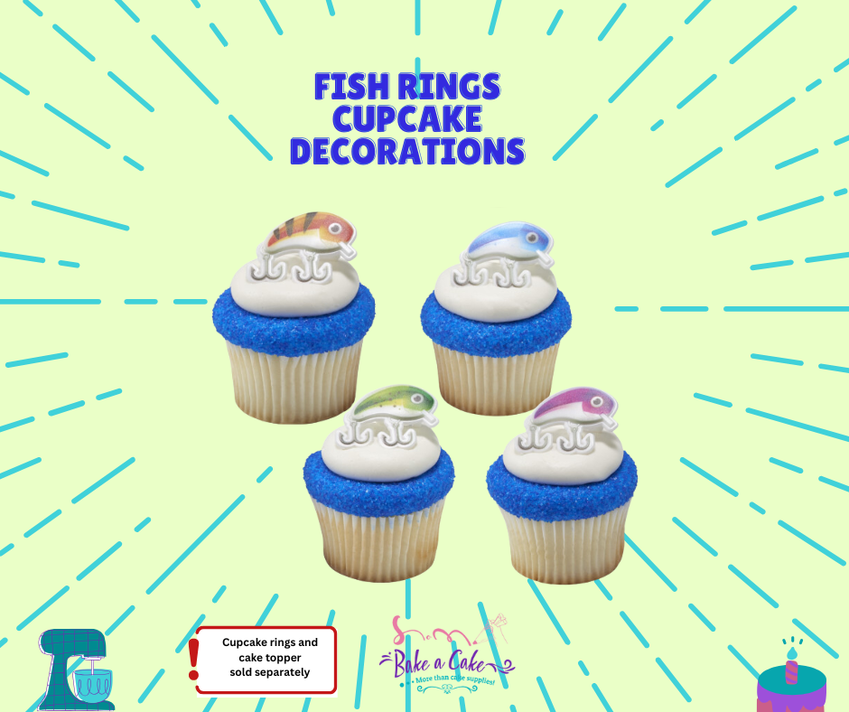 Fish Cupcake Rings – Fun & Colorful Cupcake Toppers