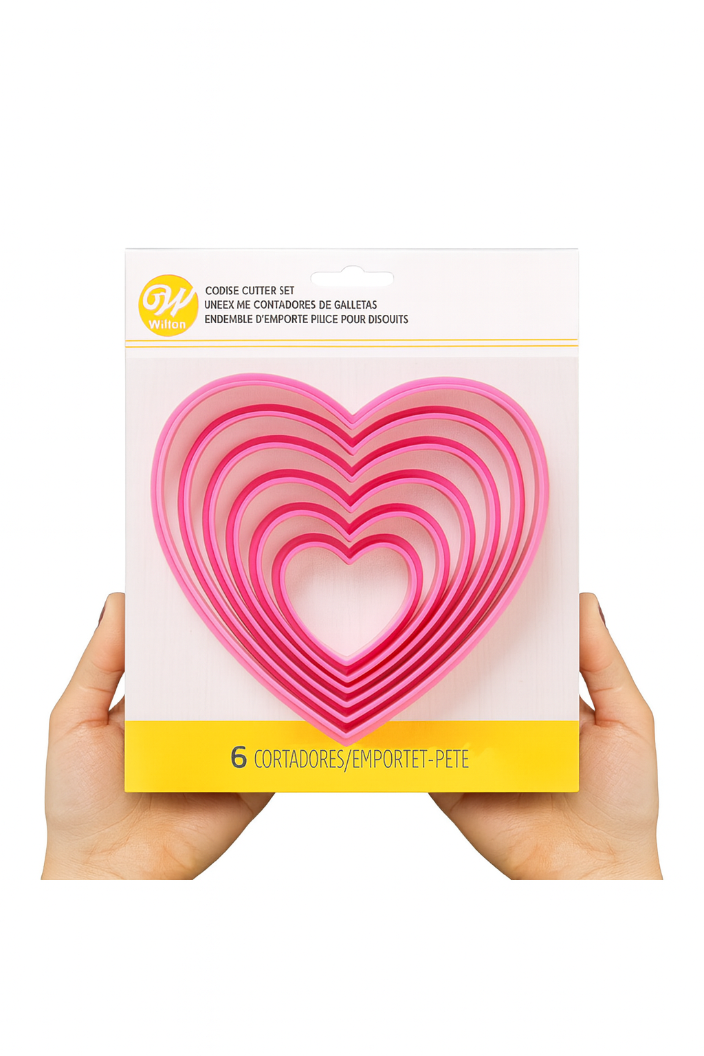 Wilton Nested Heart Cookie Cutter Set – 6 Pieces