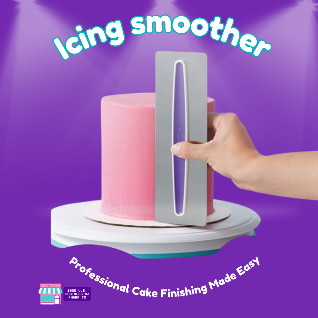 Stainless Steel Buttercream Icing Smoother – 9" x 3"