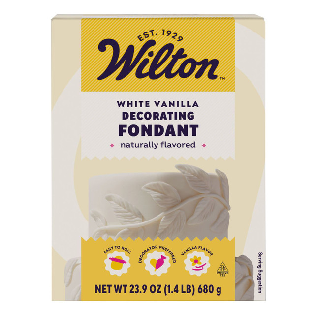 White fondant 24oz