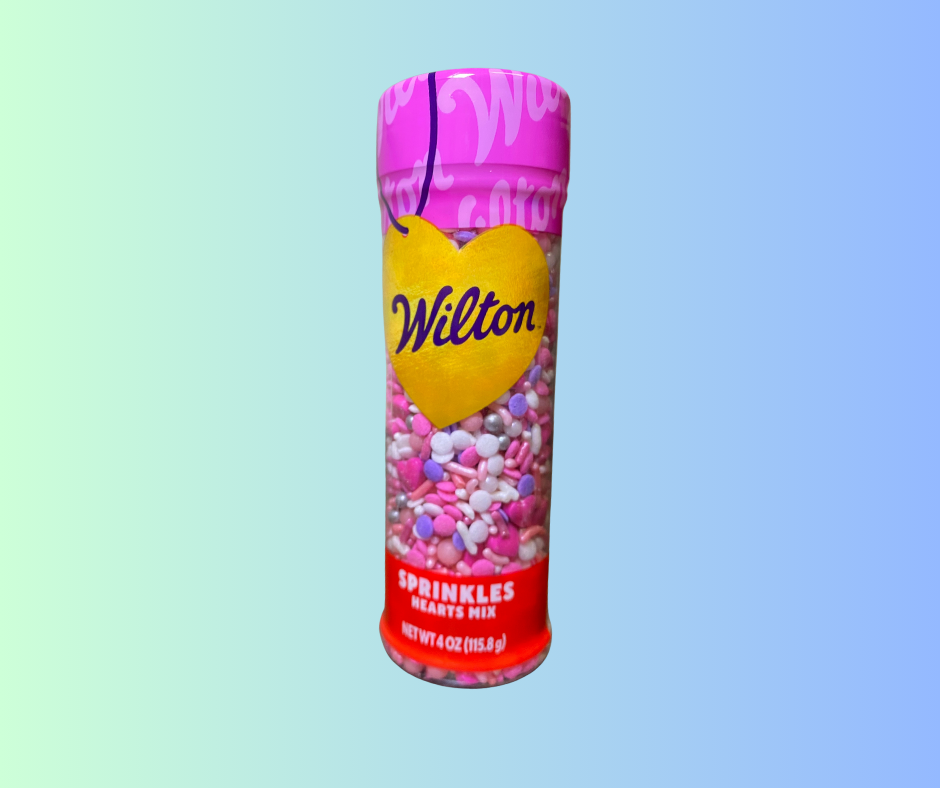Wilton Sprinkles Heart Mix Bottle 4oz - Perfect for Valentine's Day! ๐ธ