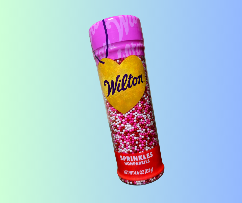Valentine's Nonpareils Sprinkles Bottle 4.6oz - Perfect for Valentine's Day! ๐ธ