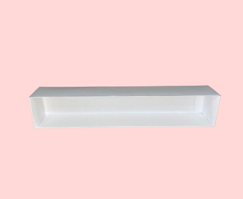 12" White Bakery Box with Clear Lid – Ideal for Macarons & Treats