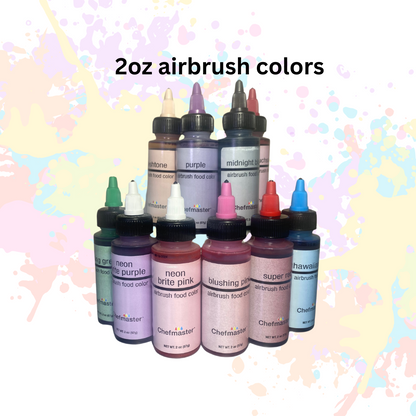 2oz Cake Airbrush Color Bottles