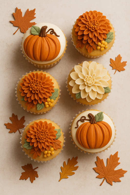 🍂 Autumn Cupcake Decorating Class 🍁