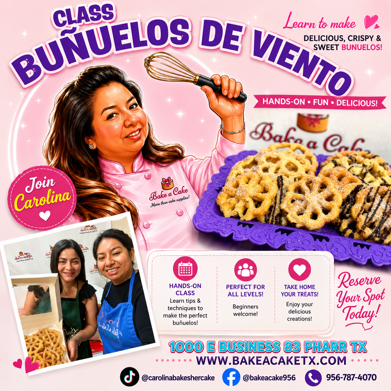 Bunuelos de Viento Class MONDAY 08/31 PM