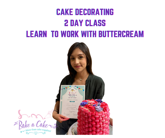 Buttercream Cake For Beginners-2 SATURDAYS-MAY