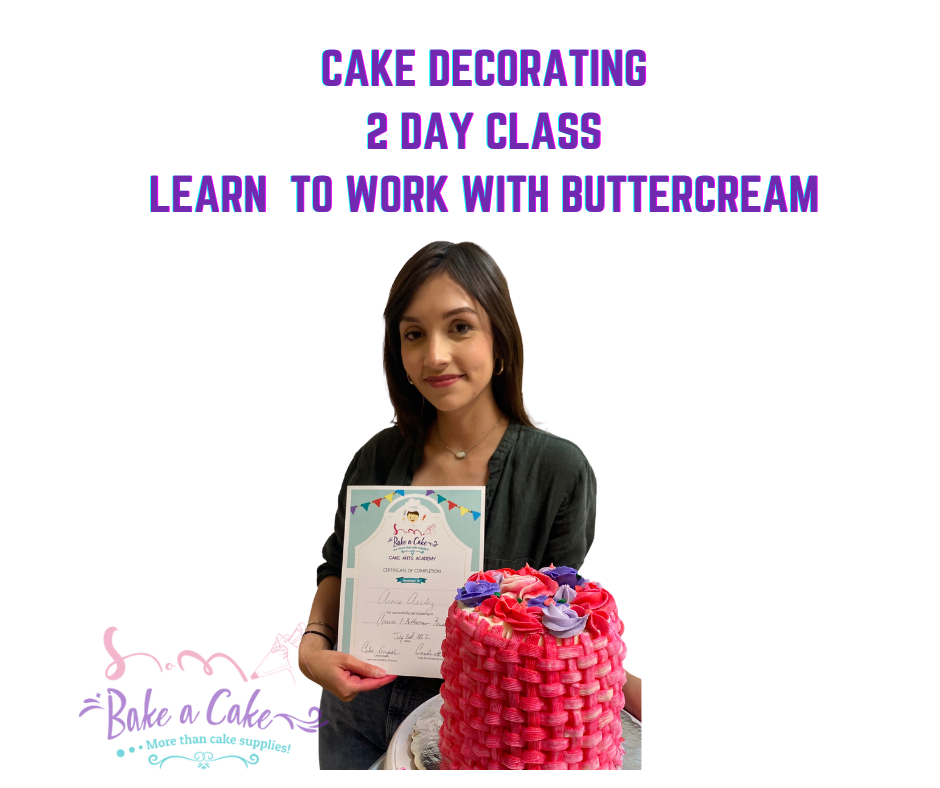 Buttercream Cake For Beginners-2 SATURDAYS