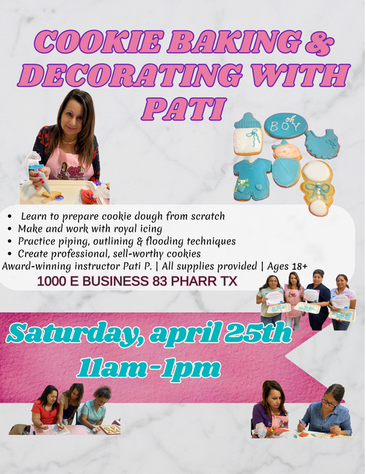 Cookie Baking and Decorating for Beginners w Pati 04/25