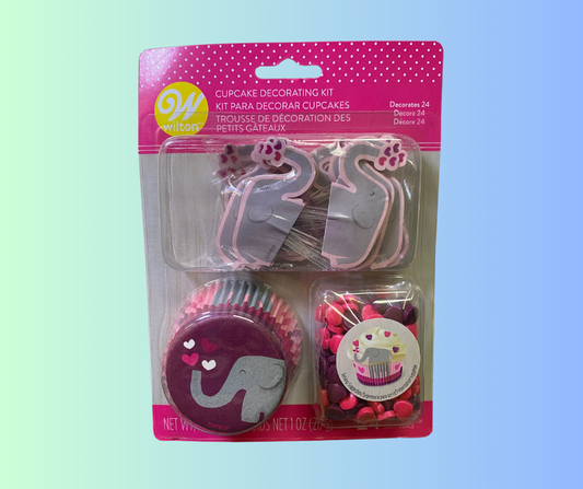 🧁 Valentine's Cupcake Decorating Kit 🐘❤️