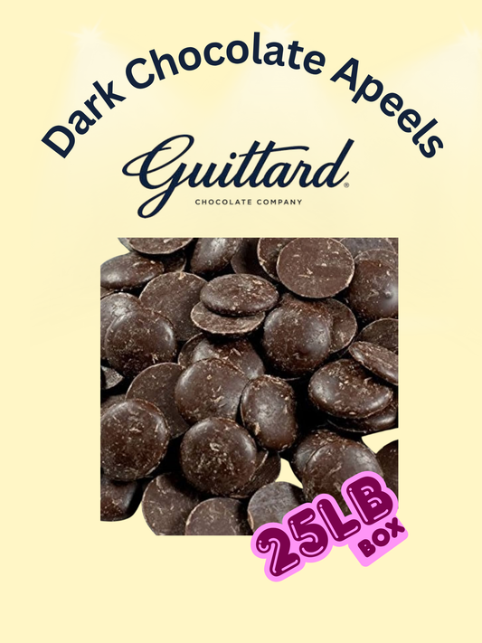 Guittard Dark Chocolate Apeels – 25lb Bulk Box