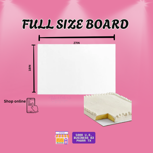 📦 Full-Size Cake Boards 27x18 – Pack of 5