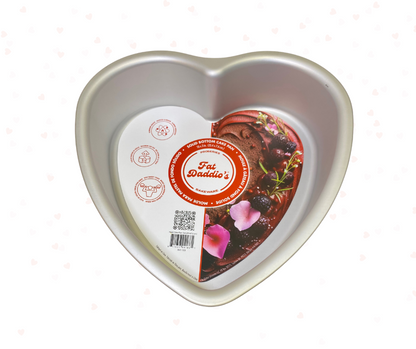 Heart-Shaped Baking Pans by Fat Daddio’s – 3” Deep