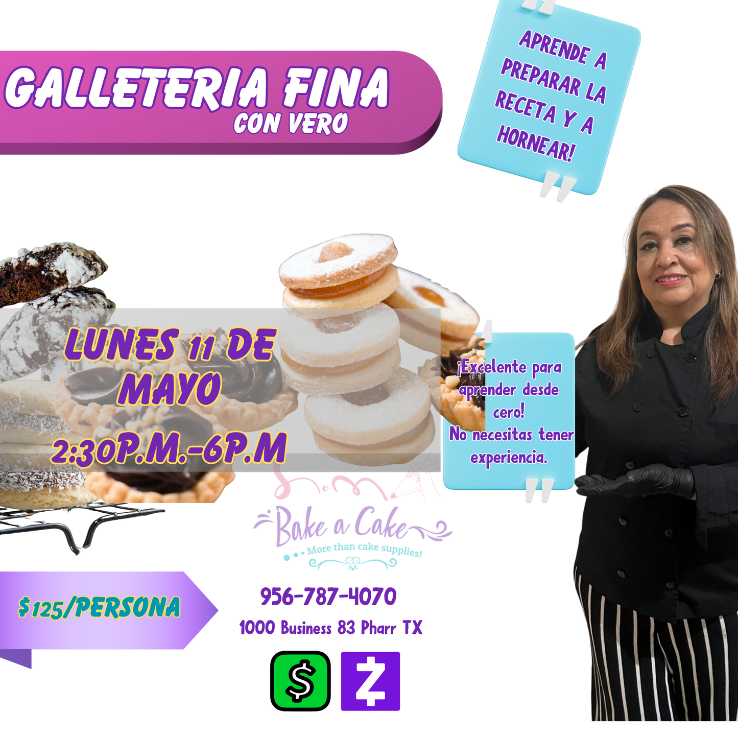 Galletería Fina con Vero- 11 de Mayo