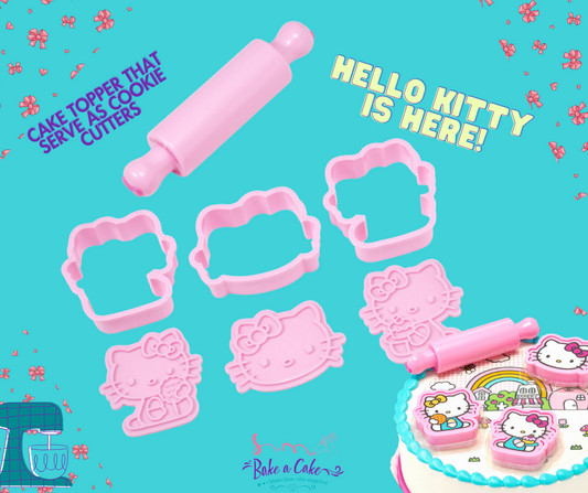 Cake Topper Hello Kitty- Cookie Cutter set