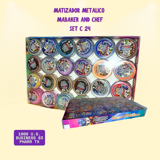 metallic luster dust, edible luster powder, cake decorating metallic dust, edible metallic paint, fondant luster dust, chocolate metallic dust, Ma Baker and Chef luster dust, baking decorating supplies, professional cake decorating colors