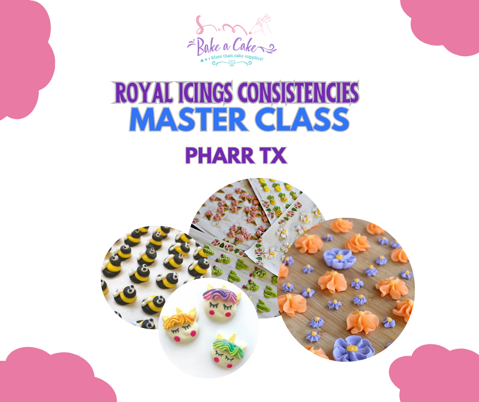 Royal Icing Consistencies Master Class Pharr