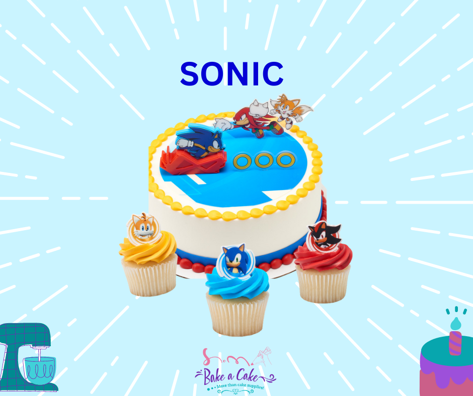 Sonic the Hedgehog Cake Topper!