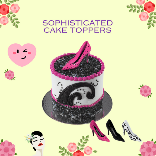 Mini heel shoe Cake topper