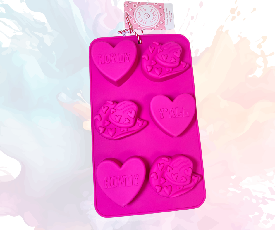 Western Style Pink Silicone Mold