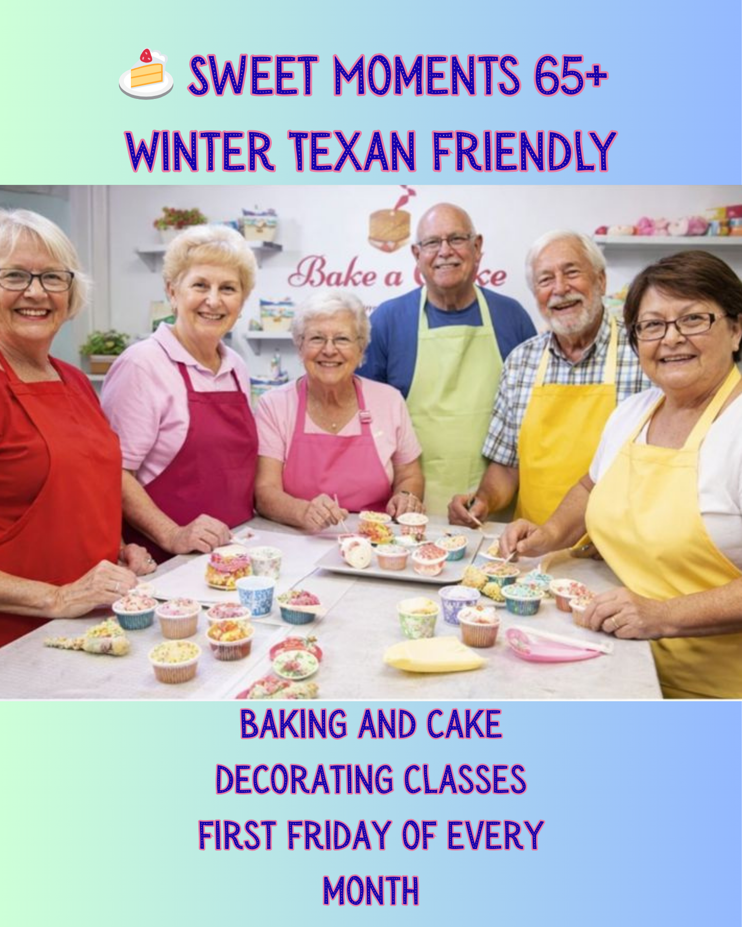 65+ Golden Age Class - Bake your own mostachon.