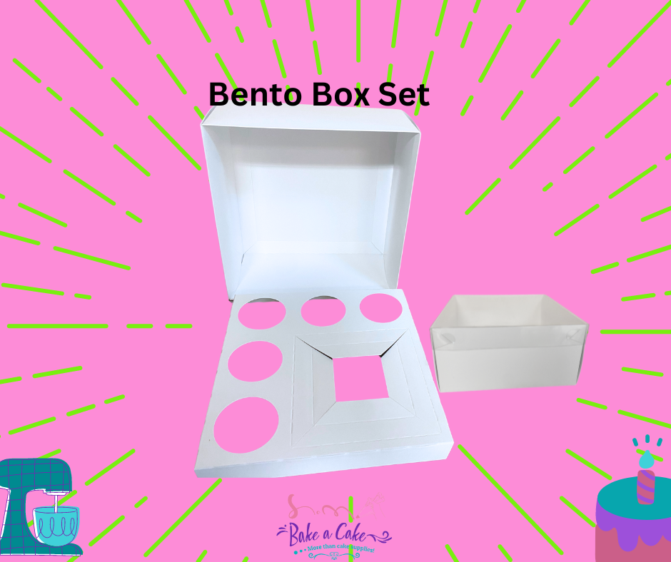 10x10x5 Bento box set – Bake a Cake
