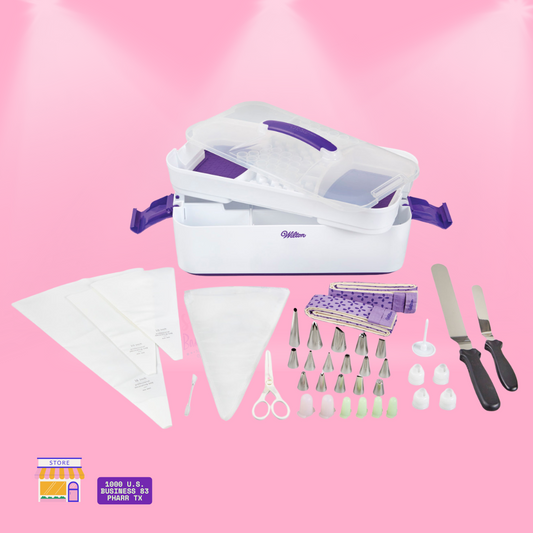 Wilton 48-Piece Cake Decorating Set with Caddy
