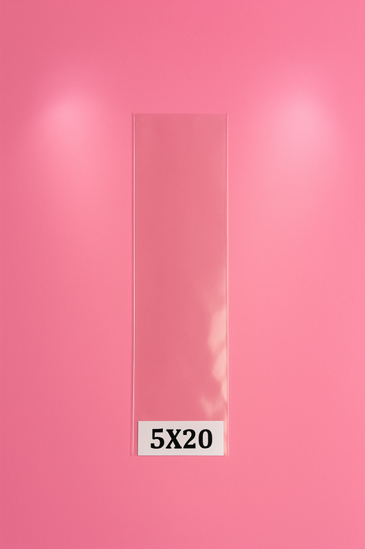 5x20 cm Cellophane Bags – Pack of 100