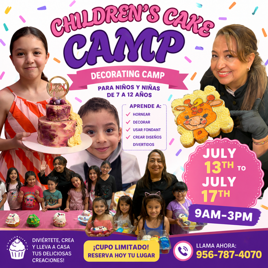 Sweet Creations: Children's Cake Decorating Camp- July 13th -17th