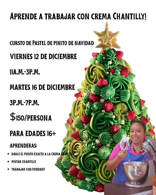 Cake Decorating Christmas TREE Class 12/12 AM