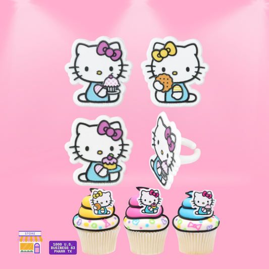Hello Kitty® Cupcake Rings – Sold by the Dozen