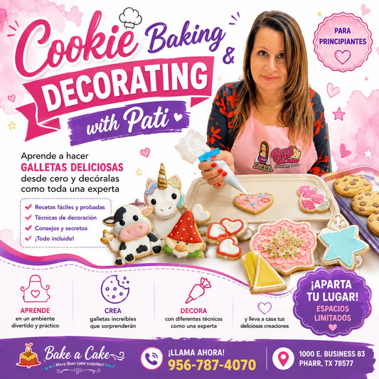 Cookie Baking & Decorating 101 with Pati- Saturday, Sept. 12