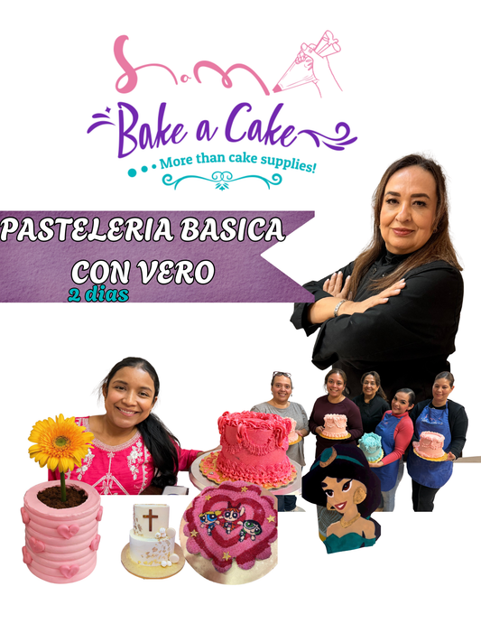 Pasteleria Basica 2 dias con Vero 100% en Español Lunes y Martes
