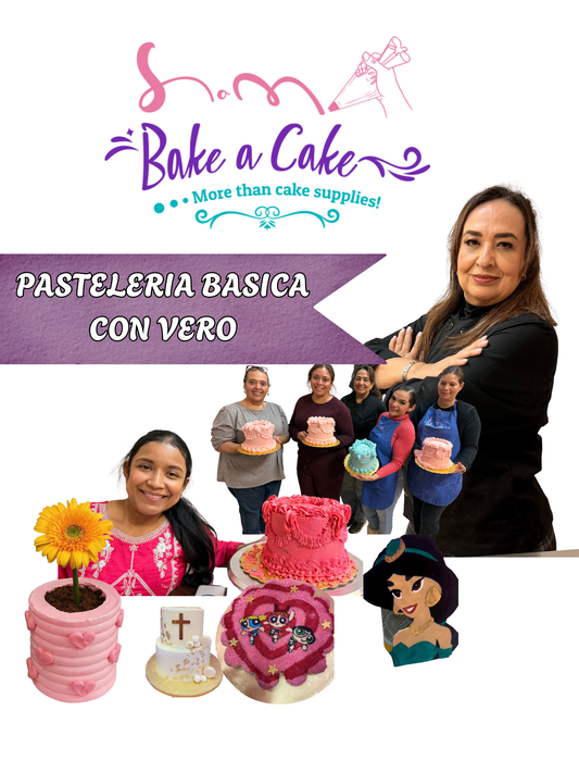 Pasteleria Basica con Vero- Clase de 1 Dia 100% Español