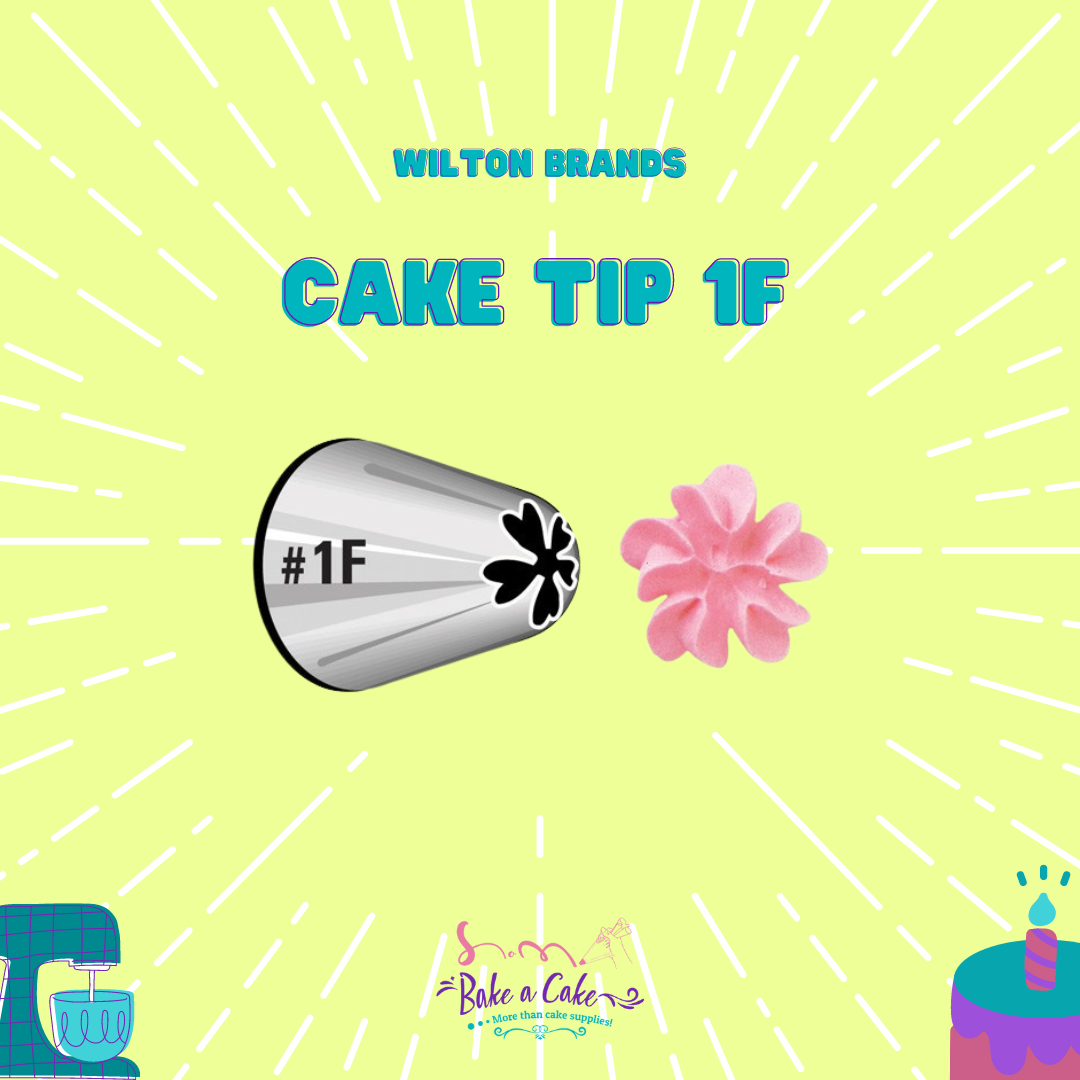 Wilton's tip 1F is a must have in a bakers cake arsenal.  Perfect for a floral cupcake bouquet or cakes.