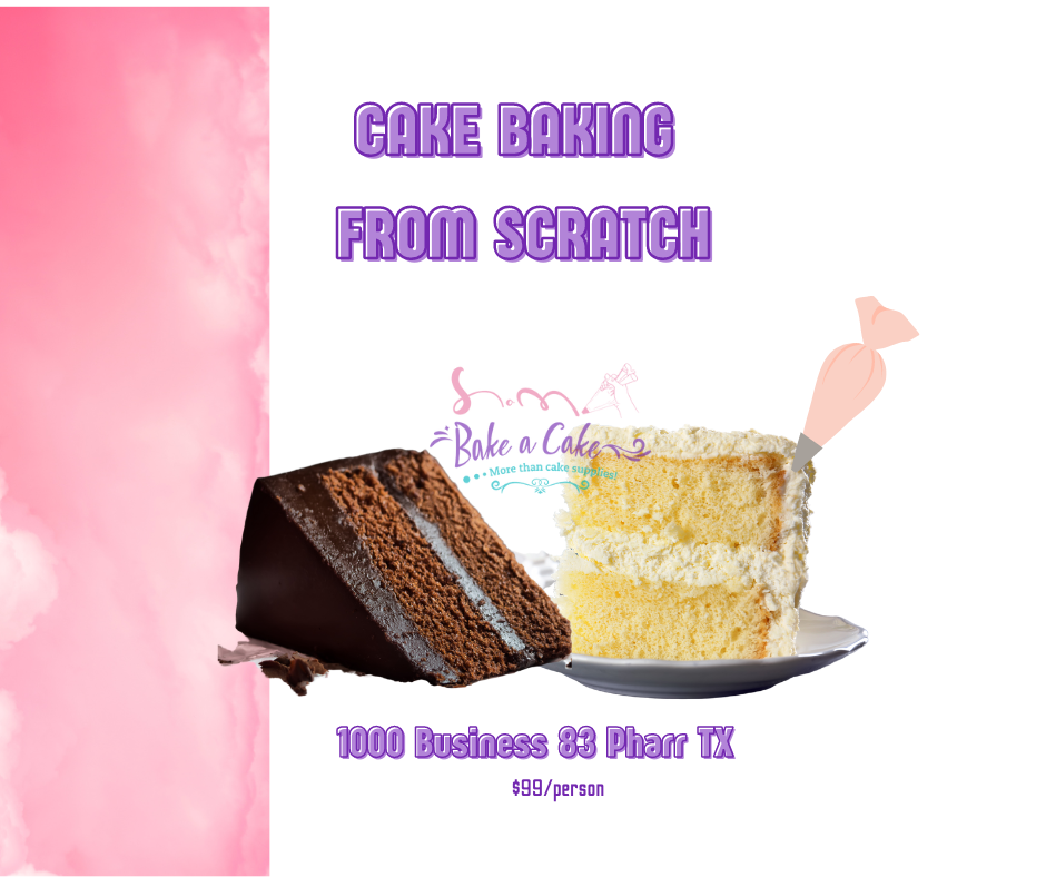 White & Chocolate Cake from Scratch-PHARR