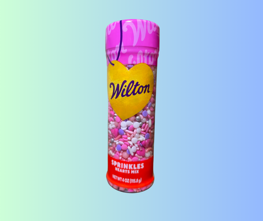 Wilton Sprinkles Heart Mix Bottle 4oz - Perfect for Valentine's Day! 🌸