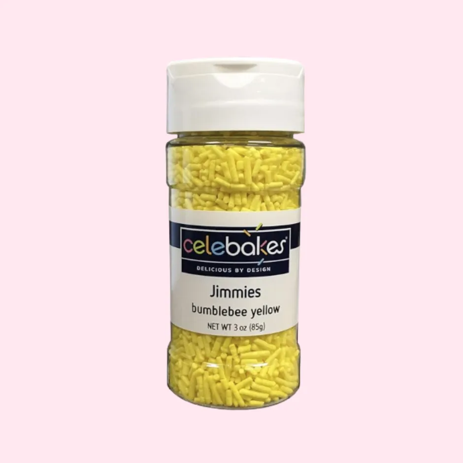 Bumble Yellow Jimmies – Celebakes 3 oz Bottle | Perfect for Decorating!