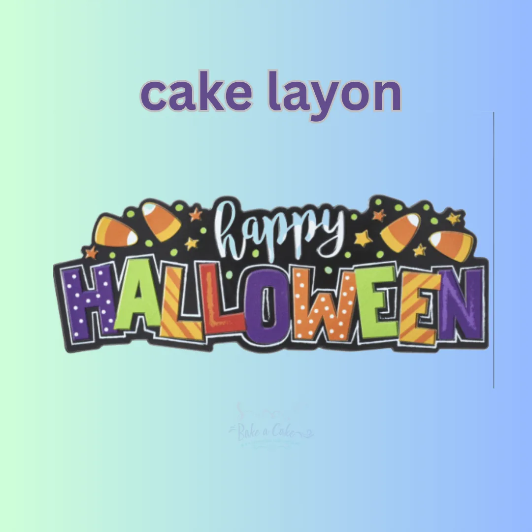 Happy Halloween Cake Topper – Pack of 3